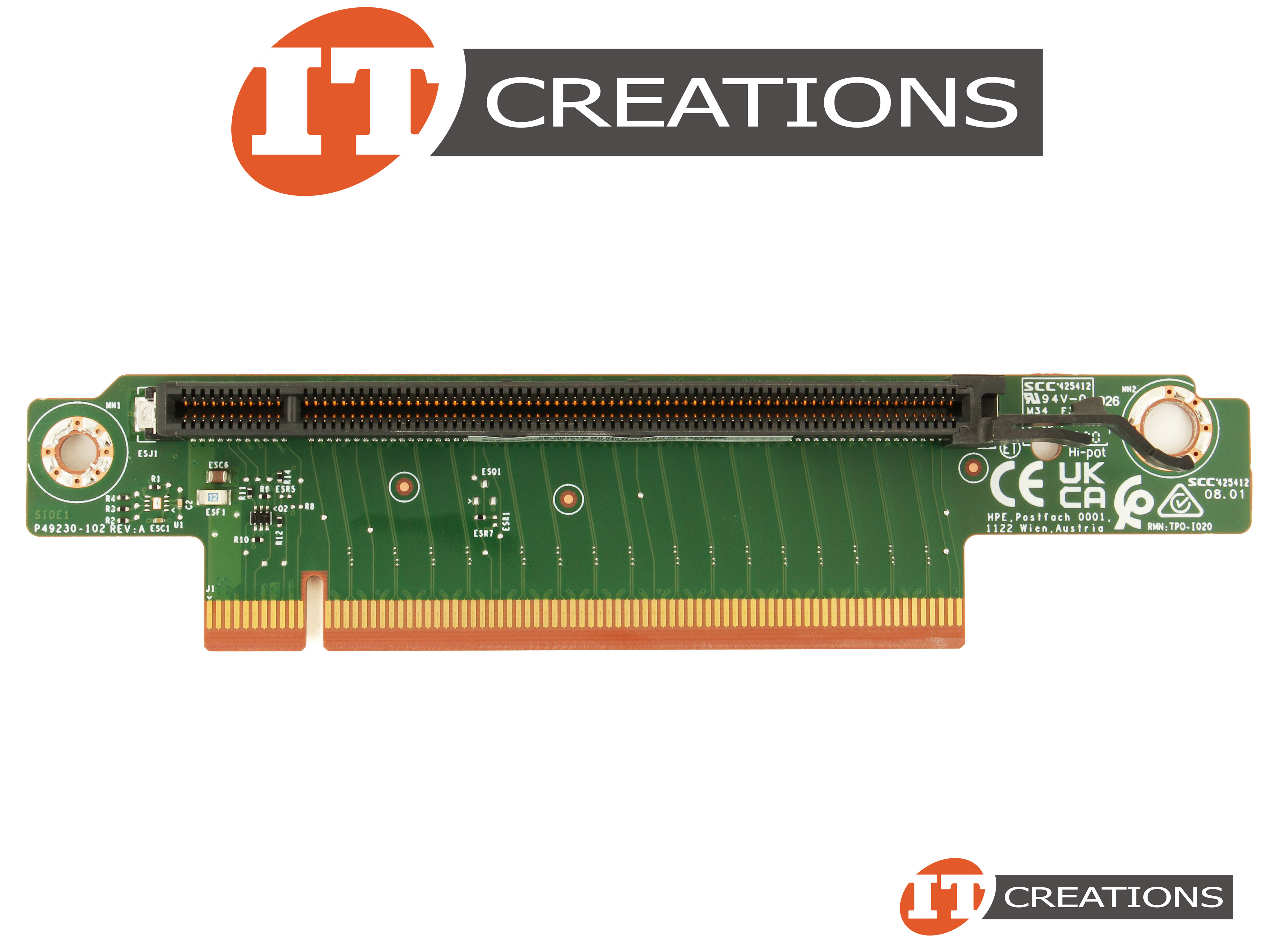 P49229-002 HP 1x16 Riser Card For HPE Proliant Dl20 G11 ( Gen11 ) Riser ...