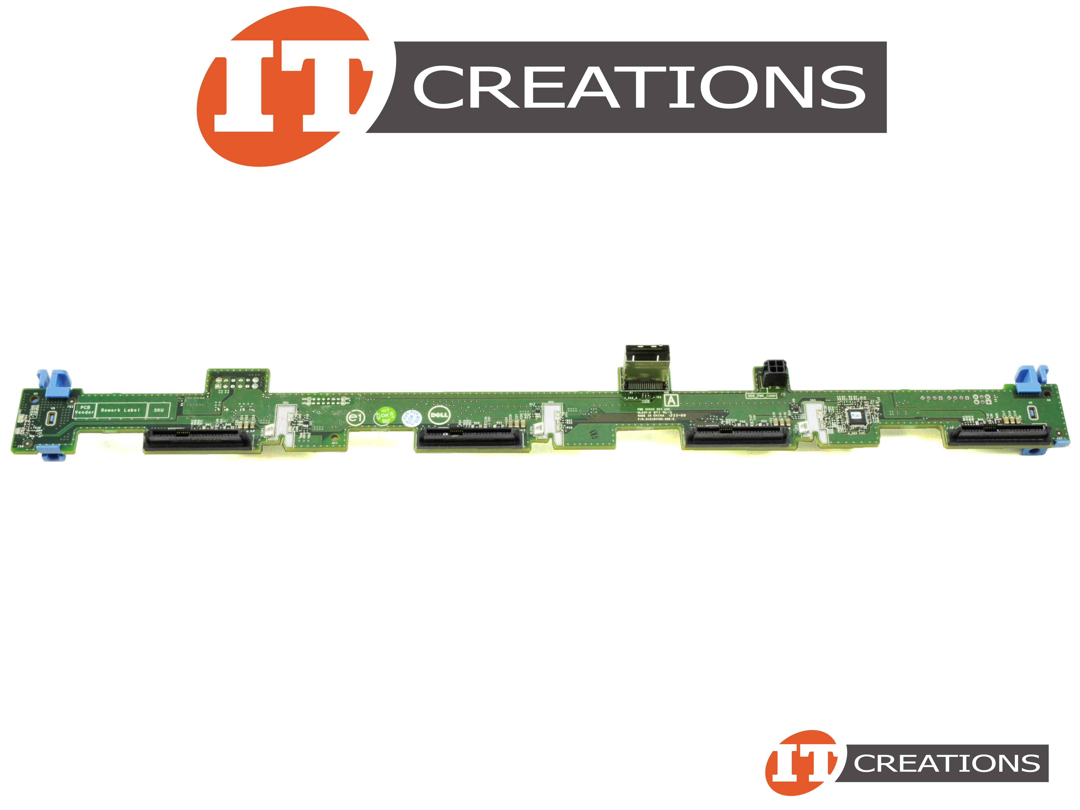Backplane Dell P7H13 Per PowerEdge R320/R420 – 4 Alloggiamenti LFF SAS/SATA, Usato Funzionante