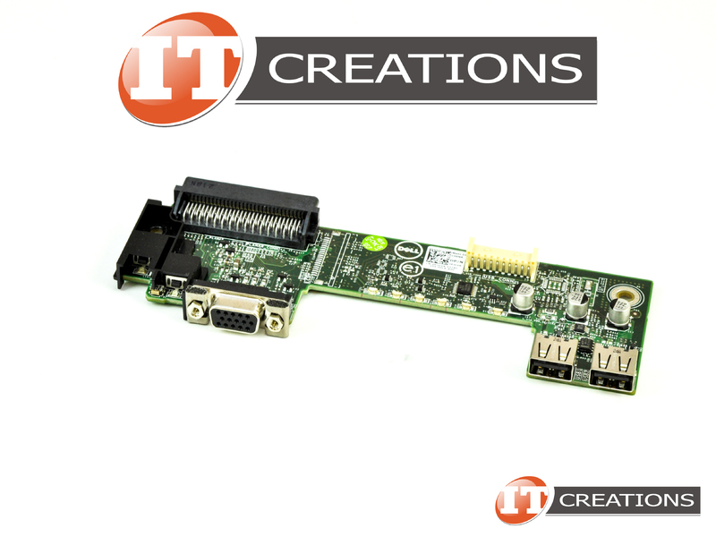 PJGV9 DELL FRONT PANEL BOARD 2 USB PORTS 1 VGA PORT FOR DELL POWEREDGE R420