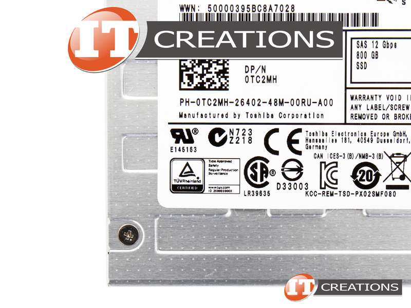 DELL TC2MH - 800GB SSD SFF SAS 12G MIX PX02SMF080