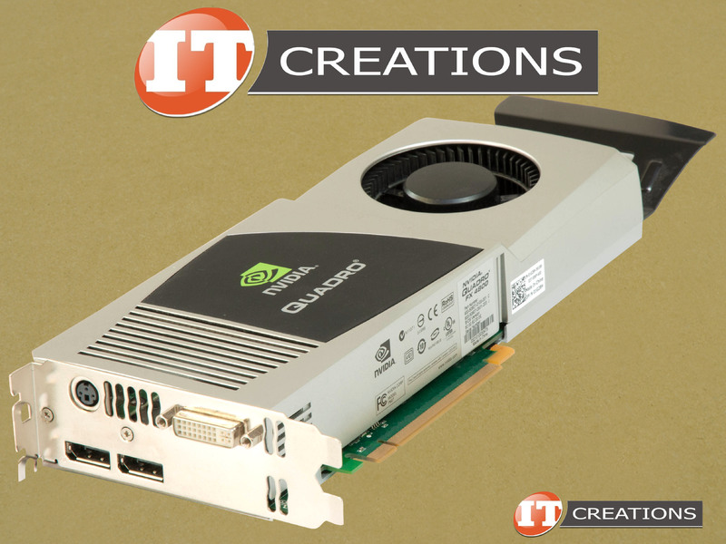 QUADRO FX4800 DELL Used DELL Nvidia Quadro FX 4800 Graphics Card 1.5GB 192 Cuda Cores Memory Interface 384 BIT Memory Bandwidth 76.8gb s PCI E 2.0 X16 1 ONE Dual Link