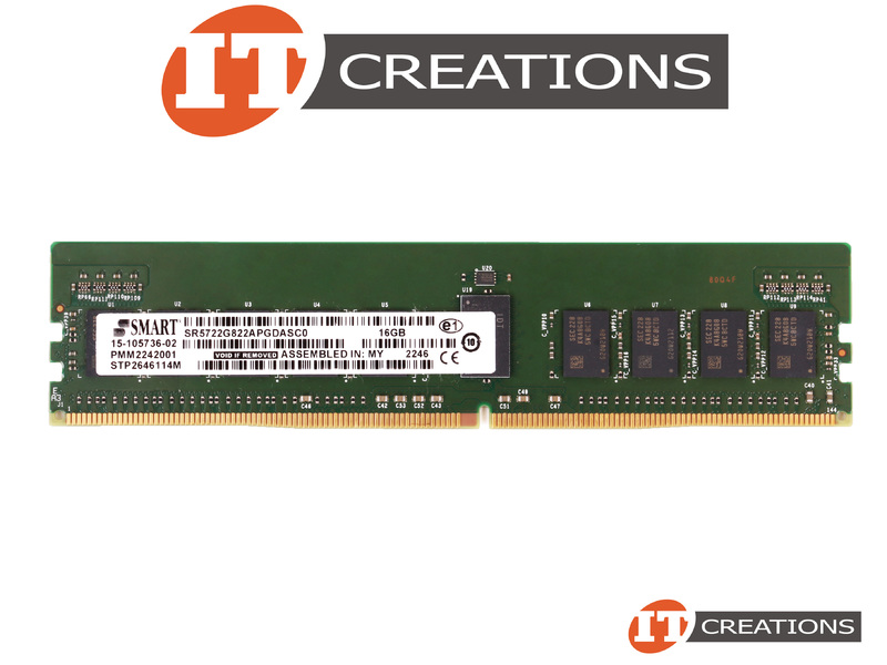 SR5722G822APGDASC0 Smart 16GB PC4-21300 DDR4-2666 ECC 2R 288 PIN 1.20v ...
