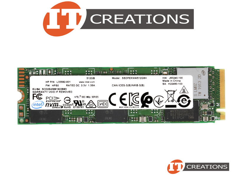 SSDPEKNW512G8H-HP - Refurbished - HP 512GB QLC PCIE 3.0 X4 NVME M.2 ...