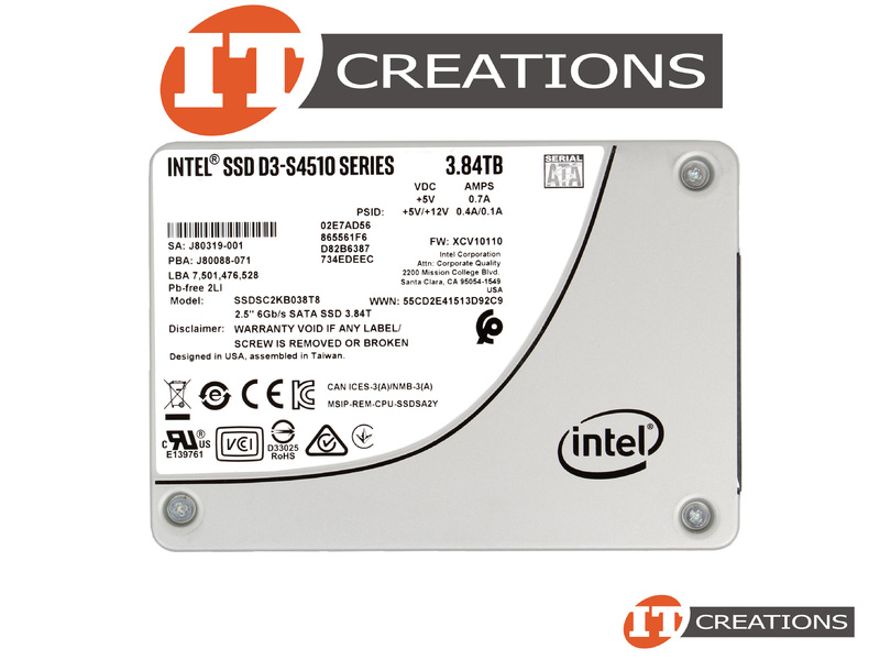 SSDSC2KB038T8 - Refurbished - Intel 3.84TB TLC SATA III 2.5 SSDSC2KB038T8 - Refurbished - Intel 3.84TB TLC SATA III 2.5