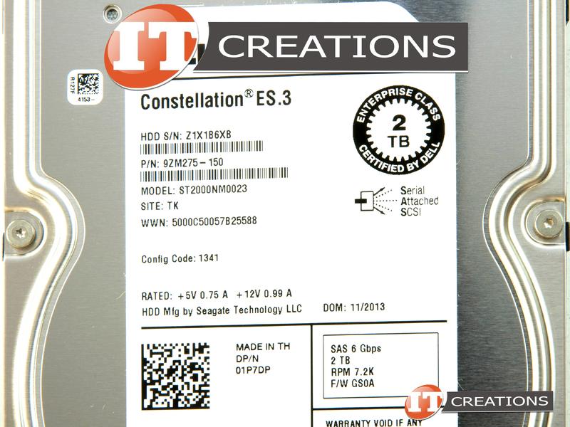 Lot of 8 Seagate 2TB 7.2KRPM 6Gb/s 3.5SAS HDD ST2000NM0023 9ZM275-031