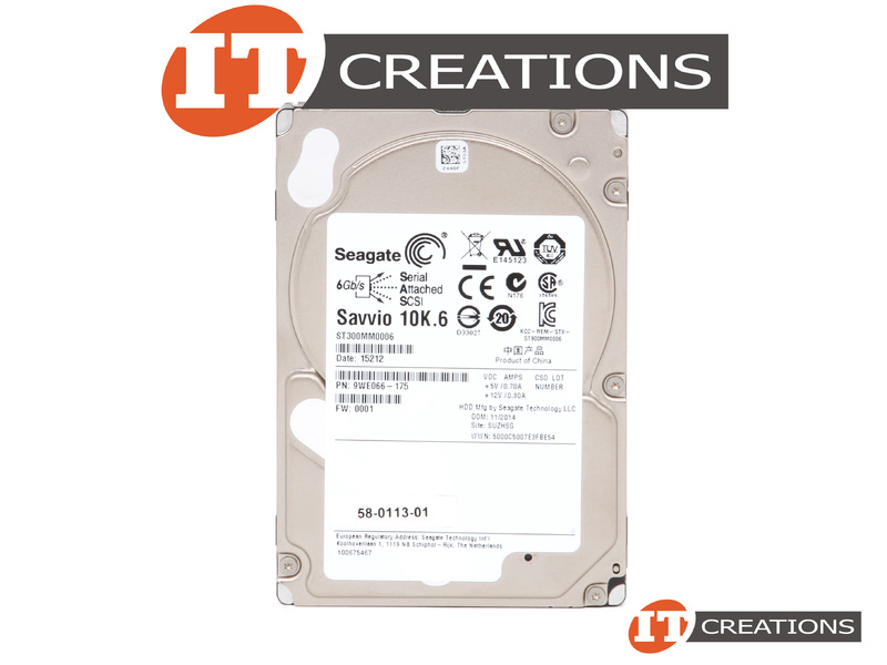 10X HP SEAGATE 300GB 2.5" 6G 10K SAS HDD Festplatte