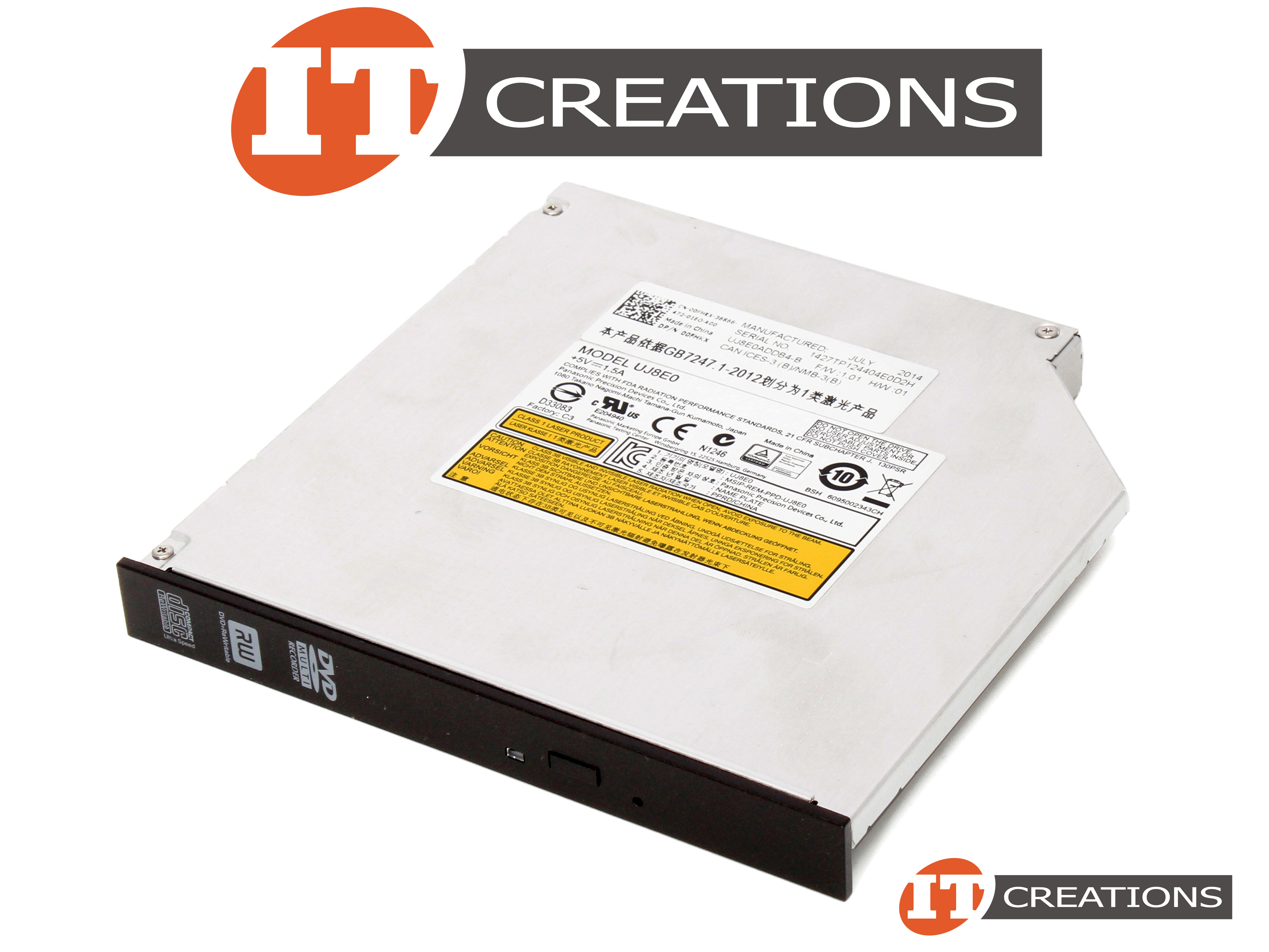 UJ8E0-DELL DELL Optical Drive DVD Multi Recorder RW DVD Rewritable CD ...
