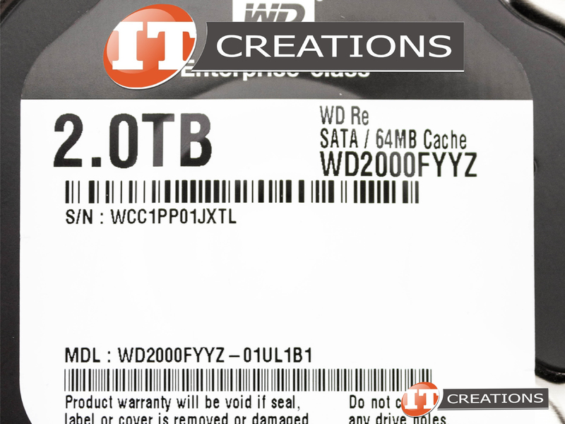 WD2000FYYZ-01UL1B1 - Refurbished - WESTERN DIGITAL 2TB 7.2K RPM SATA ...
