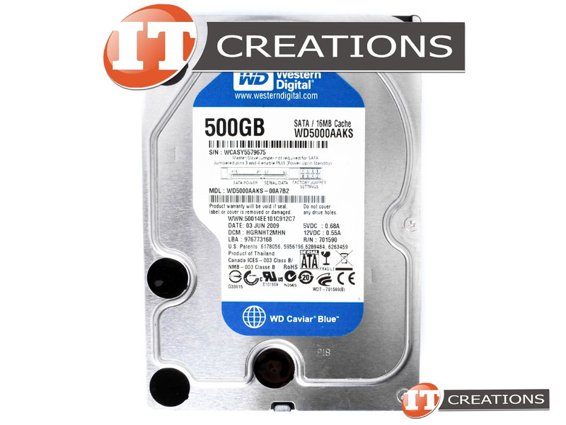 WD5000AAKS-22V1A0 - New - Western Digital 500GB 7.2k RPM SATA II 3.5 ...