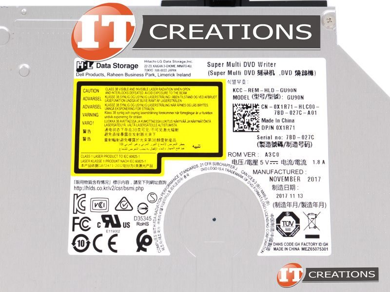 X1R71 DELL OPTICAL DRIVE SUPER MULTI DVD WRITER ULTRA SLIMLINE SLIM