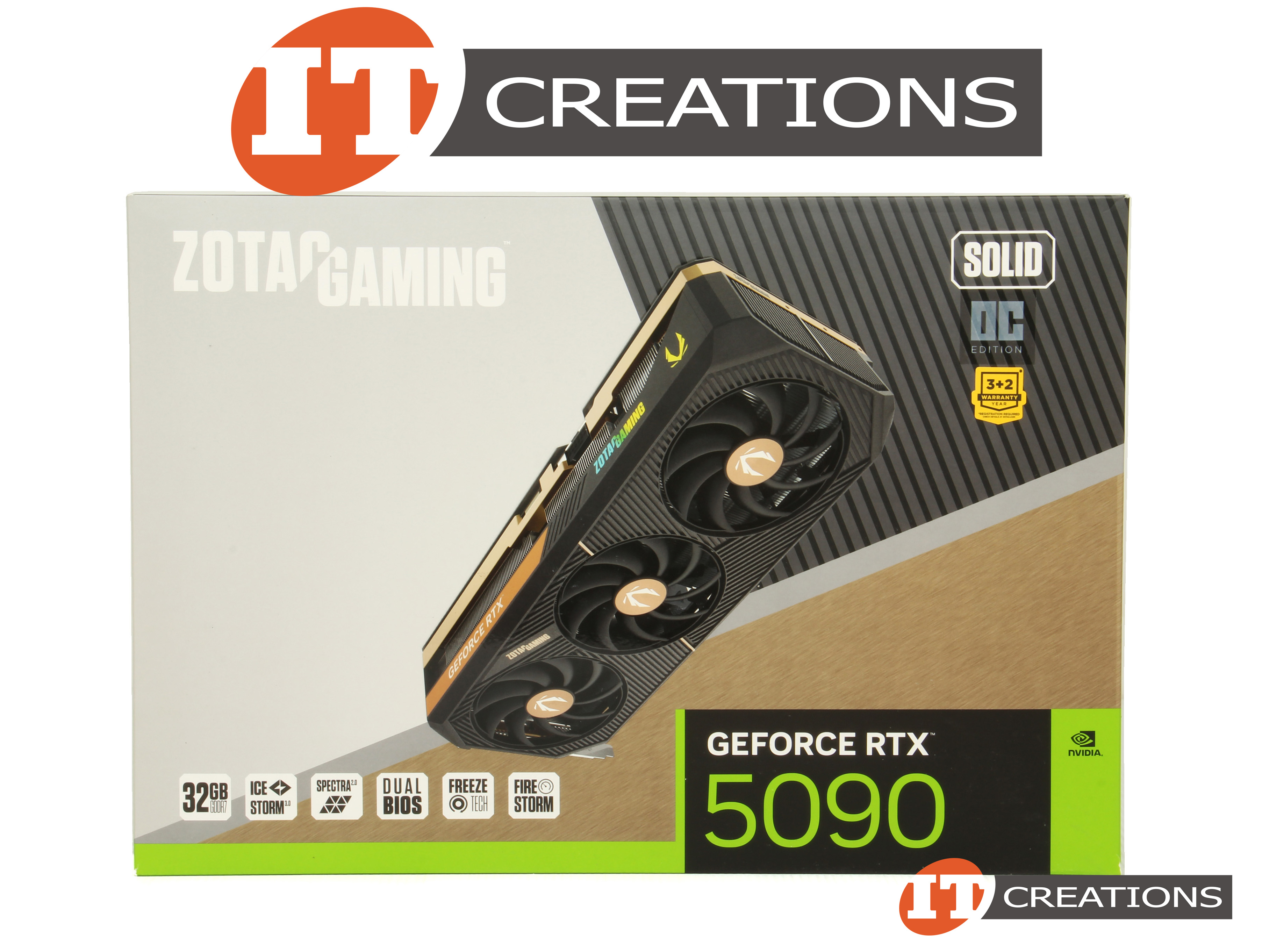ZOTAC Gaming GeForce RTX 5090 Solid OC Scheda Grafica ZT-B50900J-10P