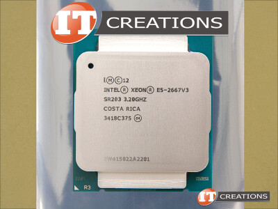 IBM LENOVO CPU INTEL XEON 8 CORE PROCESSOR E5-2667V3 3.2GHZ 20MB SMART CACHE 9.6 GT/S QPI TDP 135W video