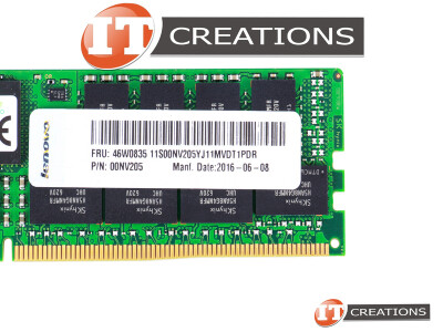 LENOVO 32GB PC4-19200 DDR4-2400T-R REGISTERED ECC 2RX4 CL17 288 PIN 1.20V MEMORY MODULE ( PC4-2400T-R ) video