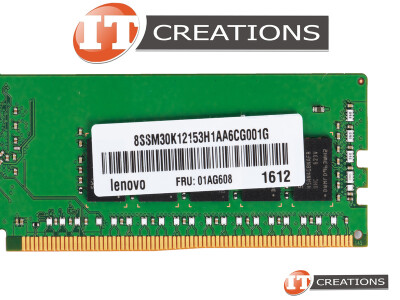 LENOVO 8GB PC4-19200 DDR4-2400T-R REGISTERED ECC 2RX8 CL17 288 PIN 1.20V MEMORY MODULE ( PC4-2400T-R ) video