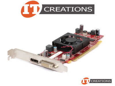 LENOVO AMD RADEON HD7350 GPU 512GB 64 BIT PCI-E X16 ( 1 ) ONE DUAL LINK DVI-I ( 1 ) ONE DISPLAYPORT DP GRAPHICS PROCESSING UNIT VIDEO CARD video