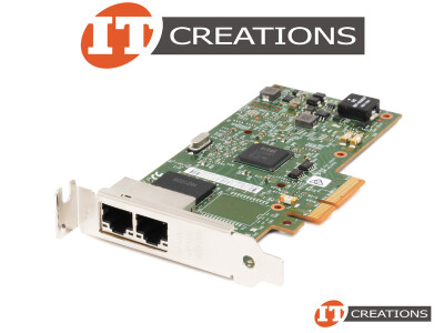 LENOVO / INTEL I350-T2 1GB/S PCI-E 2.1 X4 5.0GT/S DUAL PORT ETHERNET SERVER ADAPTER - ( 2 ) TWO RJ45 CONNECTORS 10 / 100 / 1000MB video