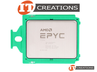 AMD EPYC 24 CORE PROCESSOR 7352 2.3GHZ BASE / 3.2GHZ MAX 128MB L3 CACHE TDP 155W SP3 SOCKET ( ROME ) ( 2ND GEN ) ( VENDOR UNLOCKED ) video