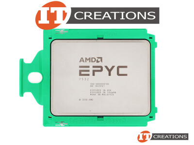 AMD EPYC 32 CORE PROCESSOR 7532 2.4GHZ BASE / 3.3GHZ MAX 256MB L3 CACHE TDP 200W SP3 SOCKET ( ROME ) ( 2ND GEN ) ( VENDOR UNLOCKED ) video