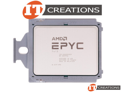 AMD EPYC 24 CORE PROCESSOR 7413 2.65GHZ BASE / 3.6GHZ MAX 128MB L3 CACHE TDP 180W SP3 SOCKET ( MILAN ) ( 3RD GEN ) ( DELL SYSTEMS LOCKED ) video