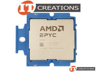 AMD EPYC 96 CORE PROCESSOR 9655 2.6GHZ BASE / 4.5GHZ MAX 384MB L3 CACHE TDP 400W SP5 SOCKET ( TURIN ) ( 5TH GEN ) video
