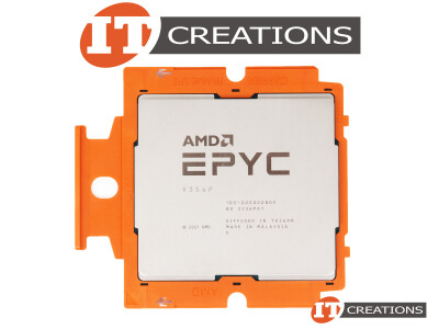 AMD EPYC 32 CORE PROCESSOR 9354P 3.25GHZ BASE/ 3.8GHZ MAX 256MB L3 CACHE TDP 280W SP5 SOCKET ( GENOA ) ( 4TH GEN ) ( SINGLE SOCKET SERVER CPU / 1P ) video