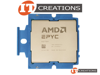 AMD EPYC 24 CORE PROCESSOR 9275F 4.1GHZ BASE / 4.8GHZ MAX 256MB L3 CACHE TDP 320W SP5 SOCKET ( TURIN ) ( 5TH GEN ) video