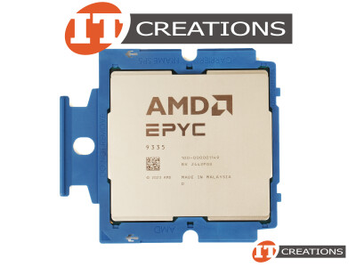 AMD EPYC 32 CORE PROCESSOR 9335 3GHZ BASE / 4.4GHZ MAX 128MB L3 CACHE TDP 210W SP5 SOCKET ( TURIN ) ( 5TH GEN ) video