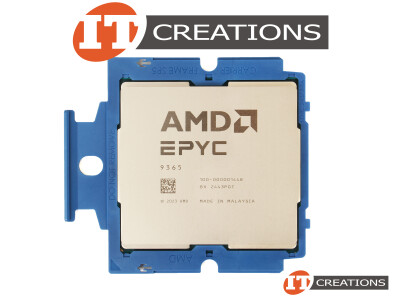 AMD EPYC 36 CORE PROCESSOR 9365 3.4GHZ BASE / 4.3GHZ MAX 192MB L3 CACHE TDP 300W SP5 SOCKET ( TURIN ) ( 5TH GEN ) video
