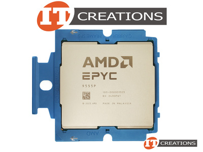 AMD EPYC 64 CORE PROCESSOR 9555P 3.2GHZ BASE / 4.4GHZ MAX 256MB L3 CACHE TDP 360W SP5 SOCKET ( TURIN ) ( 5TH GEN ) ( SINGLE SOCKET SERVER CPU / 1P ) video