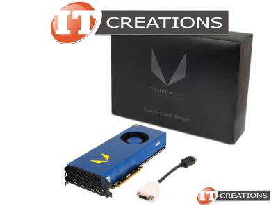 AMD RADEON VEGA FRONTIER EDITION GPU 16GB HBM2 4096 STREAM PORCESSORS MEMORY BANDWIDTH 483GB/S MEMORY INTERFACE 2048 BIT PCI-E 3.0 X16 GRAPHICS PROCESSING UNIT VIDEO CARD video