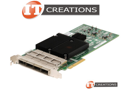 NETAPP 2065A-R6 6GB/S SAS QUAD PORT QSFP PCIE HOST BUS ADAPTER - ( 4 ) FOUR QUAD SMALL FORM FACTOR PLUGGABLE TRANSCEIVER SLOTS video