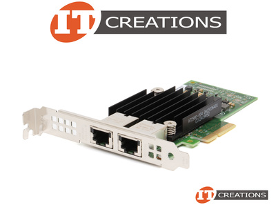 HP / INTEL X550-T2 CNA 10GBASE-T DUAL PORT PCI-E 3.0 X4 CONVERGED NETWORK ADAPTER - X550T2 NIC 10GB/S ETHERNET / 10GBE 2P / DP10 / 2X10GB PCIE GEN3 ( 8 GT/S ) ( 2 ) TWO RJ45 CONNECTORS ( RJ-45 ) video