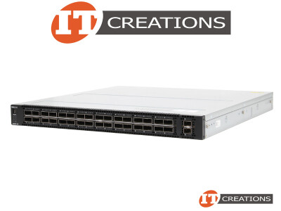 DELL EMC S5232F 100GBE 32 PORT + 10GBE DUAL PORT SFP+ SWITCH - 1RU / 1U 32X100GBE / 2X10GBE ( 32 ) THIRTY TWO QUAD SMALL FORM FACTOR PLUGGABLE 28 TRAN video