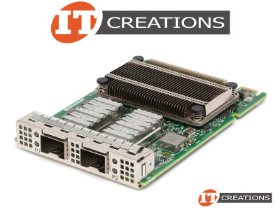 DELL / BROADCOM NETXTREME 57414 V3 OCP 3.0 NIC 25GBE DUAL PORT SFP28 OCP3 MEZZANINE CARD - BCM957414 / BCM57414 10GB/S 25GB/S ETHERNET 2-PORT / 10/25GBE 2P / DP10 DP25 / S28 OPEN COMPUTE PROJECT GEN3 SMALL FORM FACTOR NETWORK INTERFACE CARD SUPPORTS PCI-E 3.0 X8 SPEEDS ( 2 ) TWO SMALL FORM FACTOR PLUGGABLE 28 TRANSCEIVER SLOTS - INCLUDES INTERNAL LOCK BRACKET video