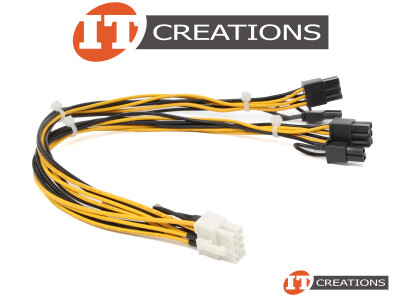 BIZLINK 8P GPU POWER CABLE - 8 PIN TO 6 PIN + 2 PIN ( 6P+2P ) video