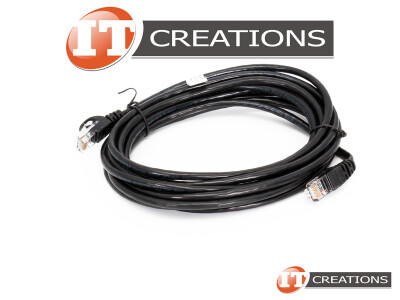 DELL BLACK CAT 5 RJ45 I/O KMM 12 FT ETHERNET CABLE - 12FT RJ-45 MALE CATEGORY 5 CAT5 video