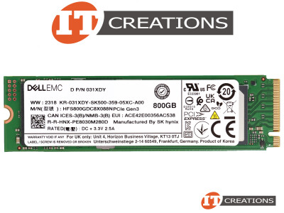 DELL EMC 800GB PCIE GEN3 NVME M.2 2280 ENTERPRISE CLASS MIXED USE MU SOLID STATE DRIVE SSD - KEY M PCI-E 3.0 X4 NON VOLATIME MEMORY EXPRESS video