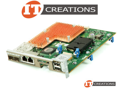 DELL / BROADCOM 57711 2 X 10GBE SFP + 5709 2 X 1GBE NIC 4-PORT I/O RISER NETWORK INTERFACE CARD video