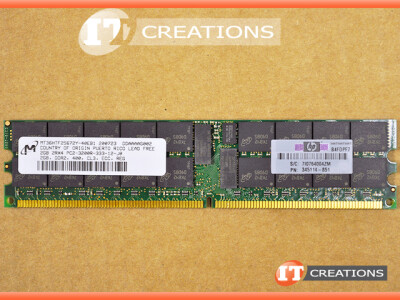 HP 2GB PC2-3200R REGISTERED ECC DDR2-400 MEMORY MODULE video