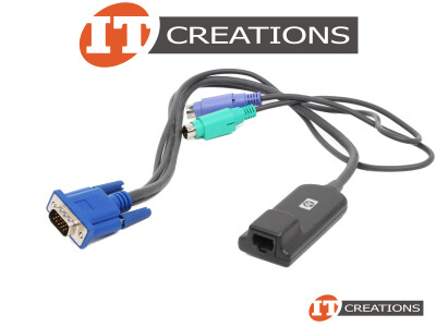 HP KVM CONSOLE CAT5 PS/2 INTERFACE CABLE ADAPTER video