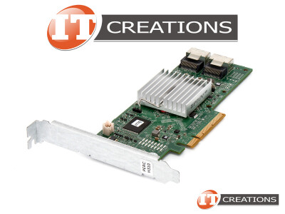 DELL PERC H310 ADAPTER 6GB/S SAS EIGHT PORT PCI-E 2.0 X8 RAID CONTROLLER - ( SERIES 8 ) SATA 8-PORT ( 2X4 ) ( 2 ) TWO MINI SAS SFF-8087 CONNECTORS - RAIDS 0, 1, 5, 10, 50 video