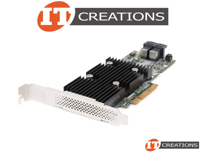 DELL PERC H730 ADAPTER 12GB/S SAS EIGHT PORT 1GB NV PCI-E 3.0 X8 RAID CONTROLLER - ( SERIES 9 ) 6GB/S SATA 8-PORT ( 2X4 ) NON VOLATILE FLASH BACKED CACHE ( 2 ) TWO MINI SAS HD SFF-8643 CONNECTORS - RAIDS 0, 1, 5, 6, 10, 50, 60 video