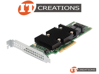 DELL PERC H330+ ADAPTER 12GB/S SAS EIGHT PORT PCI-E 3.0 X8 POWEREDGE RAID CONTROLLER - 6GB/S SATA ( 2 ) TWO MINI SAS HD SFF-8643 CONNECTORS video