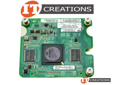 HP QLOGIC QMH2462 MEZZANINE FIBER CHANNEL 4GB DUAL PORT PCI-E HOST BUST ADAPTER video