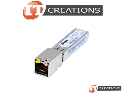 DELL 1GB SFP 1000BASE-T TRANSCEIVER - 1.25GB/S SMALL FORM FACTOR PLUGGABLE RJ45 video