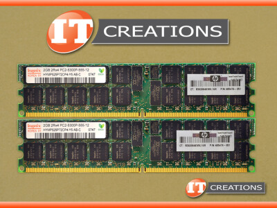HP 4GB (2X2GB) 2RX4 PC2-5300P REGISTERED ECC DDR2-667 MEMORY KIT video