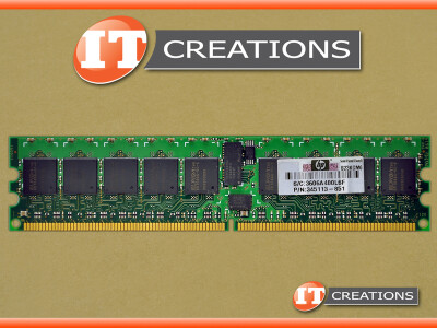 HP 1GB PC2-3200R DDR2-400 REGISTERED ECC 1RX4 CL3 240 PIN MEMORY MODULE video