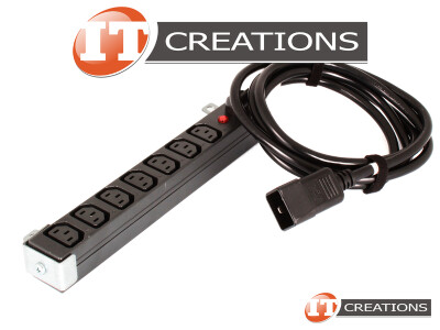 HP POWER DISTRIBUTION UNIT EXTENSION BAR - PDU STRIP ( 1 ) ONE C20 WITH 2.0M CORD ( 7 ) SEVEN C13 CONNECTORS video