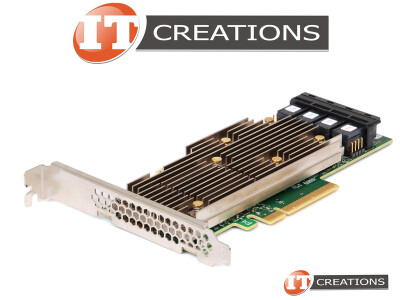 DELL / BROADCOM MEGARAID 9460-16I 12GB/S SAS+SATA+PCIE NVME SIXTEEN PORT 4GB CACHE PCI-E 3.1 X8 TRI MODE RAID CONTROLLER - PROCESSOR SAS3516 DUAL CORE RAID ON CHIP ROC SAS / SATA / PCIE NVME 4GB DDR4-2133 CACHEVAULT FLASH BACK SUPPORTS PCI-E 3.0 SPEEDS ( 4 ) FOUR MINI SAS HD SFF-8643 CONNECTORS - RAIDS 0, 1, 5, 6, 10, 50, 60 video