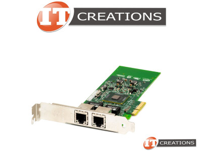DELL / INTEL GIGABIT ET 1GBASE-T DUAL PORT PCI-E 2.0 X4 SERVER ADAPTER - 82576 CHIPSET 10 / 100 / 1000BASE-T / 1GB/S ETHERNET 2-PORT / 1GBE 2P NETWORK CARD ( 2 ) TWO RJ45 CONNECTORS ( RJ-45 ) video